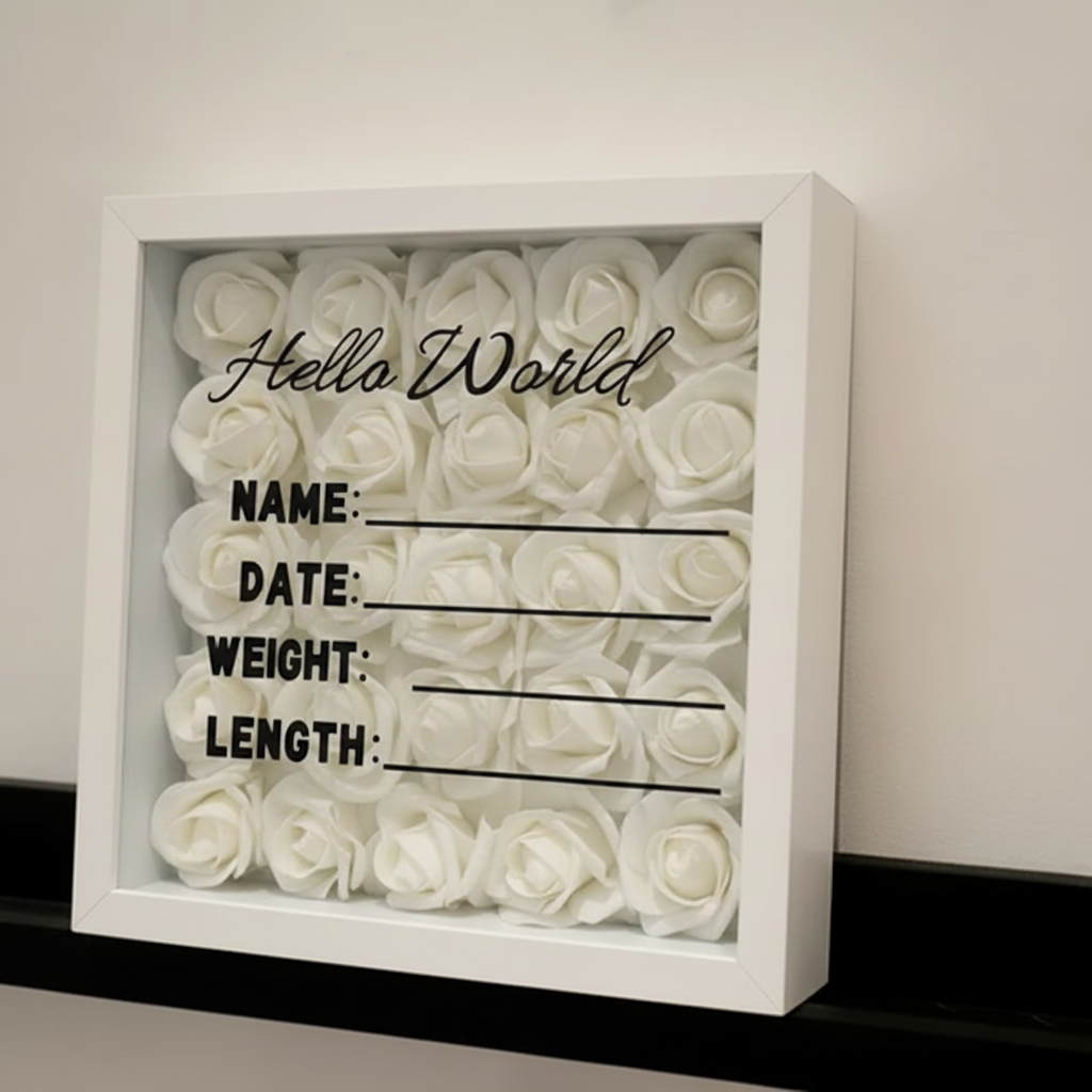 3D Blomsterramme