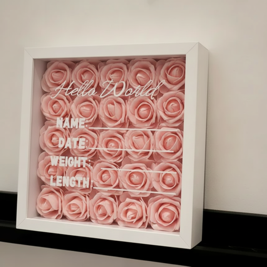 3D Blomsterramme